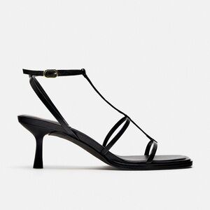 Zara Strappy Heel Leather Sandal